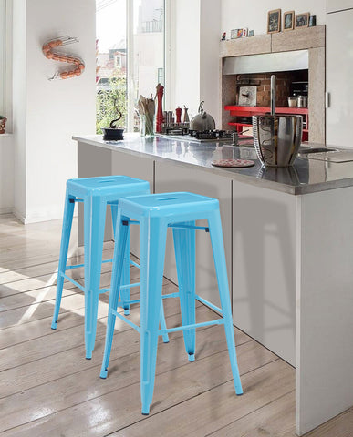 Eisen Barhocker Metall Farbauswahl Barstuhl Robust Und Zeitlos ++Industry Design++ Duhome 665D