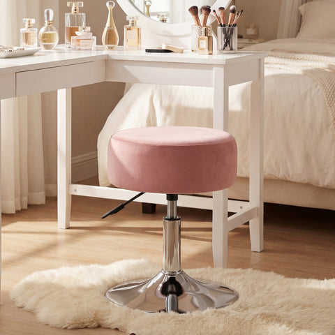 Drehhocker Sitzhocker Hocker RUND höhenverstellbar drehbar aus Kunstleder Farbauswahl Duhome 428S