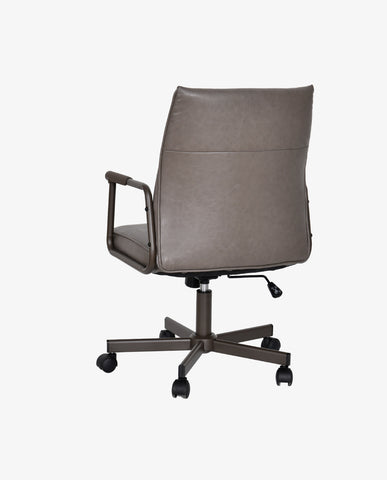 Höhenverstellbarer Bürostuhl mit 360°-Drehung aus PVC