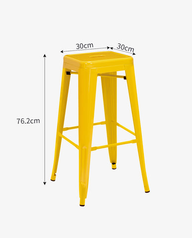 Eisen Barhocker Metall Farbauswahl Barstuhl Robust Und Zeitlos ++Industry Design++ Duhome 665D