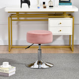 Load image into Gallery viewer, Drehhocker Sitzhocker Hocker RUND höhenverstellbar drehbar aus Kunstleder Farbauswahl Duhome 428S