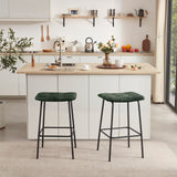 Load image into Gallery viewer, Duhome 2x Barhocker Barstuhl Gestell aus Metall Tresenhocker gepolstert Sitzhöhe 71 cm 5298D1