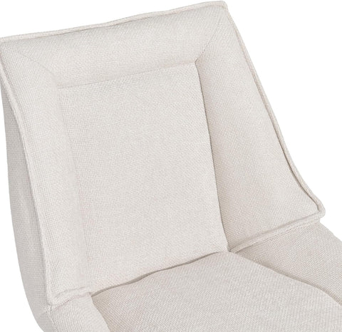 Duhome Esszimmerstuhl, Chenille-Stoff, 180° drehbar