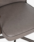 Load image into Gallery viewer, Höhenverstellbarer Bürostuhl mit 360°-Drehung aus PVC