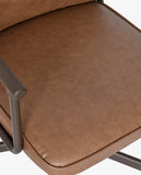 Load image into Gallery viewer, Höhenverstellbarer Bürostuhl mit 360°-Drehung aus PVC