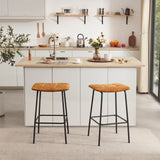 Load image into Gallery viewer, Duhome 2x Barhocker Barstuhl Gestell aus Metall Tresenhocker gepolstert Sitzhöhe 71 cm 5298D1