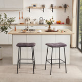 Load image into Gallery viewer, Duhome 2x Barhocker Barstuhl Gestell aus Metall Tresenhocker gepolstert Sitzhöhe 71 cm 5298D1