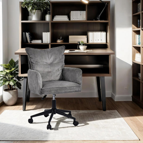 Duhome Drehstuhl aus Kordsamt