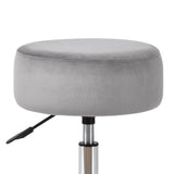 Load image into Gallery viewer, Drehhocker Sitzhocker Hocker RUND höhenverstellbar drehbar aus Kunstleder Farbauswahl Duhome 428S