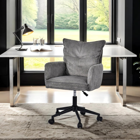 Duhome Drehstuhl aus Kordsamt