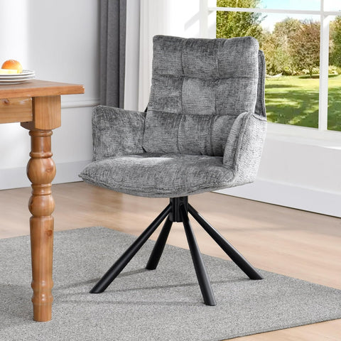 Duhome 180° drehbarer Esszimmerstuhl mit automatischer Liegefunktion