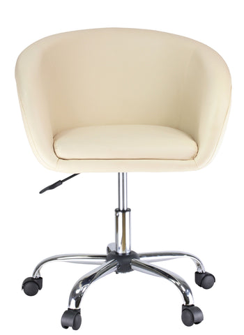 Schicker Rollhocker Bürostuhl Kunstleder Kosmetikhocker Drehstuhl Höhenverstellung drehbar Farbauswahl - TYP 440F