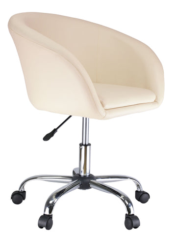 Schicker Rollhocker Bürostuhl Kunstleder Kosmetikhocker Drehstuhl Höhenverstellung drehbar Farbauswahl - TYP 440F