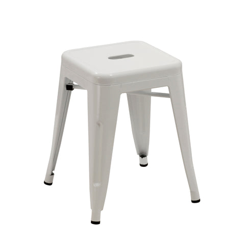 Duhome Eisen / Metall Hocker Höhe 46 cm Arbeitshocker Stapelbar und Robust Industry Design Farbauswahl 665A