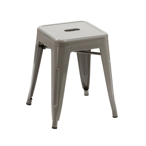 Duhome Eisen / Metall Hocker Höhe 46 cm Arbeitshocker Stapelbar und Robust Industry Design Farbauswahl 665A