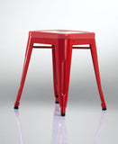 Load image into Gallery viewer, Duhome Eisen / Metall Hocker Höhe 46 cm Arbeitshocker Stapelbar und Robust Industry Design Farbauswahl 665A