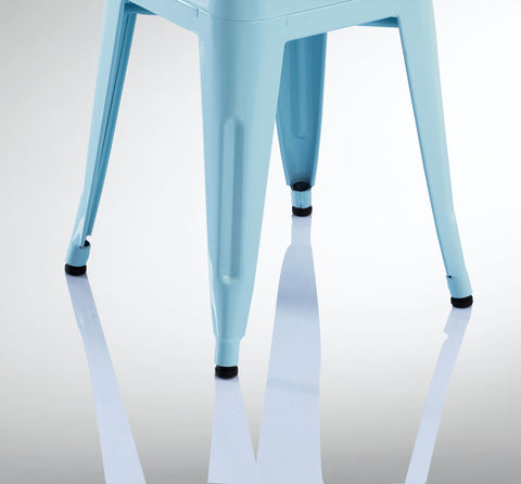 Duhome Eisen / Metall Hocker Höhe 46 cm Arbeitshocker Stapelbar und Robust Industry Design Farbauswahl 665A