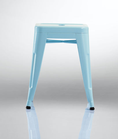 Duhome Eisen / Metall Hocker Höhe 46 cm Arbeitshocker Stapelbar und Robust Industry Design Farbauswahl 665A