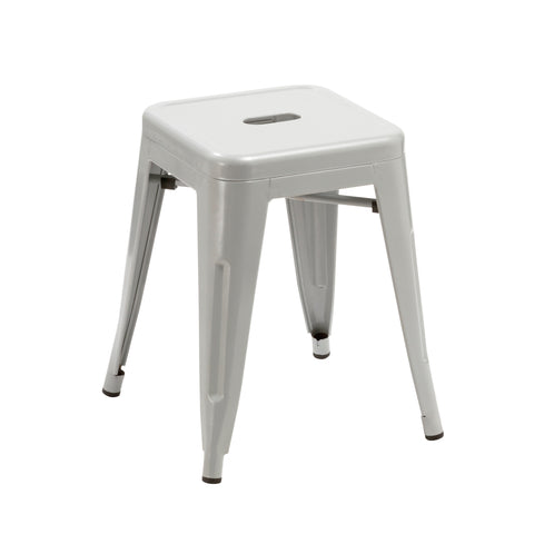 Duhome Eisen / Metall Hocker Höhe 46 cm Arbeitshocker Stapelbar und Robust Industry Design Farbauswahl 665A