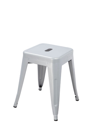 Duhome Eisen / Metall Hocker Höhe 46 cm Arbeitshocker Stapelbar und Robust Industry Design Farbauswahl 665A