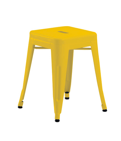 Duhome Eisen / Metall Hocker Höhe 46 cm Arbeitshocker Stapelbar und Robust Industry Design Farbauswahl 665A