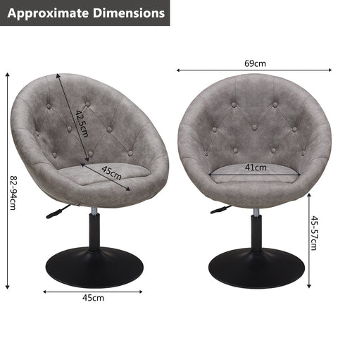 Sessel Farbenvielfalt höhenverstellbar Kunstleder Clubsessel Coctailsessel Loungesessel - TYP 509A