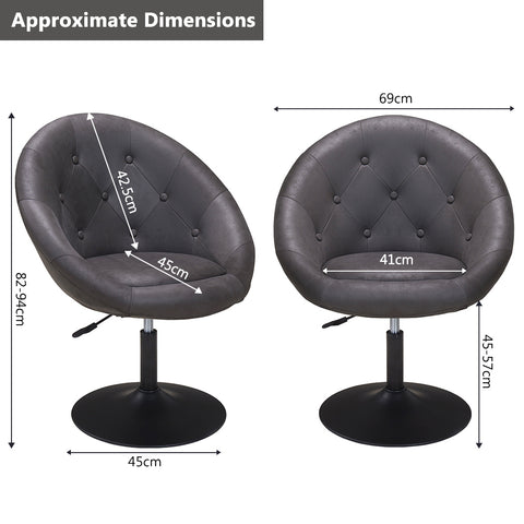 Sessel Farbenvielfalt höhenverstellbar Kunstleder Clubsessel Coctailsessel Loungesessel - TYP 509A