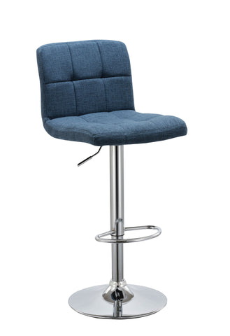 Duhome Barhocker 2x Barstuhl Kunstleder oder Stoff Tresenhocker Bar Sessel gut gepolstert höhenverstellbar mit Lehne eckig 451Y