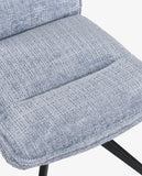 Load image into Gallery viewer, Duhome Drehbarer Chenille-Polsterstuhl mit 360°-Rotation und automatischer Rückstellung