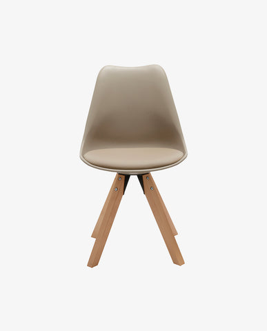 Duhome 2er Set Stuhl Esszimmerstühle Küchenstühle Farbauswahl mit Holzbeinen Sitzkissen Esszimmerstuhl Retro 518M