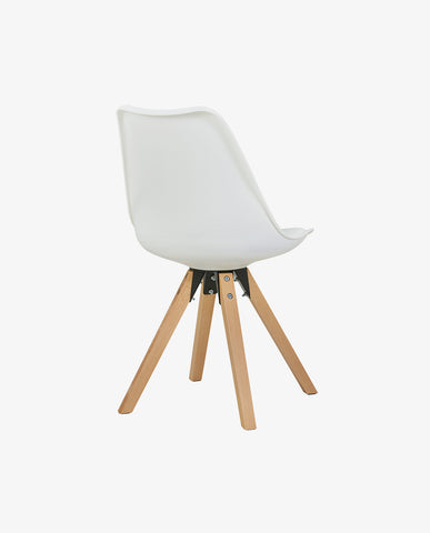 Duhome 2er Set Stuhl Esszimmerstühle Küchenstühle Farbauswahl mit Holzbeinen Sitzkissen Esszimmerstuhl Retro 518M