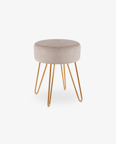 Sitzhocker Hocker Rund Farbauswahl Schemel elegantes Design Metallbeine Duhome 9111