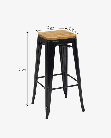 Eisen Barhocker Metall Farbauswahl Barstuhl Robust Und Zeitlos ++Industry Design++ Duhome 665D