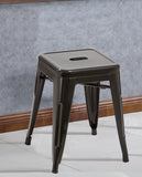 Load image into Gallery viewer, Duhome Eisen / Metall Hocker Höhe 46 cm Arbeitshocker Stapelbar und Robust Industry Design Farbauswahl 665A