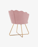 Load image into Gallery viewer, Duhome Sessel aus Stoff Samt Polstersessel Retro Design Polsterstuhl Metallgestell gold 8057C