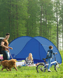 Load image into Gallery viewer, Strandmuschel Pop up Strandzelt Hellblau Polyester blitzschneller Aufbau Wetter- und Sichtschutz Farbauswahl Duhome BT-004