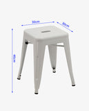 Load image into Gallery viewer, Duhome Eisen / Metall Hocker Höhe 46 cm Arbeitshocker Stapelbar und Robust Industry Design Farbauswahl 665A