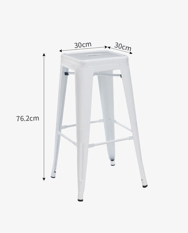 Eisen Barhocker Metall Farbauswahl Barstuhl Robust Und Zeitlos ++Industry Design++ Duhome 665D