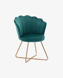 Load image into Gallery viewer, Duhome Sessel aus Stoff Samt Polstersessel Retro Design Polsterstuhl Metallgestell gold 8057C