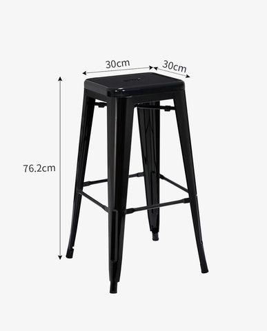 Eisen Barhocker Metall Farbauswahl Barstuhl Robust Und Zeitlos ++Industry Design++ Duhome 665D