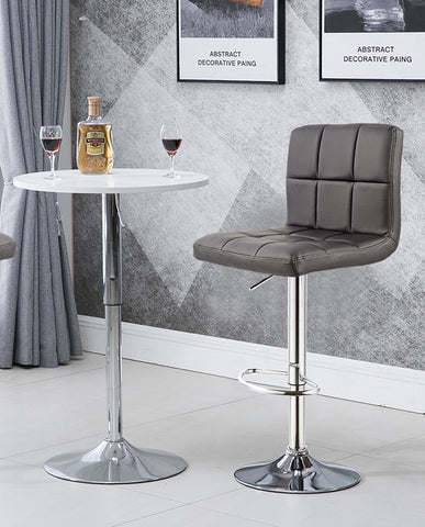 Duhome Barhocker 2x Barstuhl Kunstleder oder Stoff Tresenhocker Bar Sessel gut gepolstert höhenverstellbar mit Lehne eckig 451Y