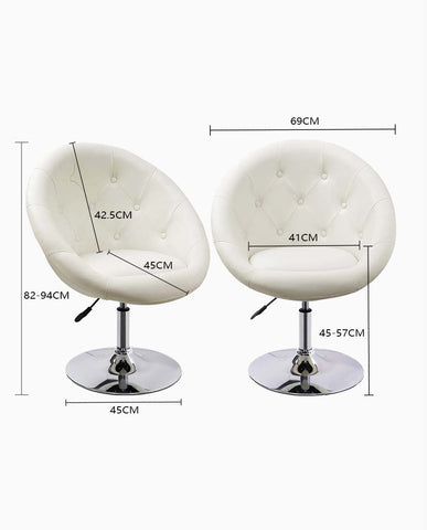 Sessel Farbenvielfalt höhenverstellbar Kunstleder Clubsessel Coctailsessel Loungesessel - TYP 509A