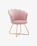 Load image into Gallery viewer, Duhome Sessel aus Stoff Samt Polstersessel Retro Design Polsterstuhl Metallgestell gold 8057C