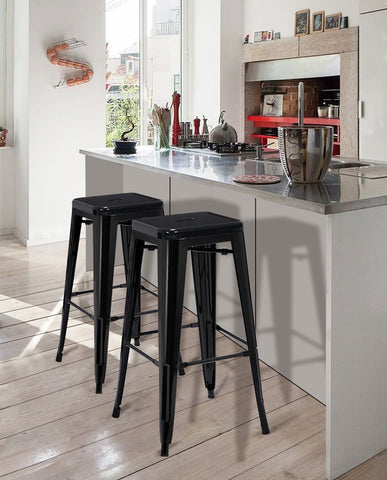 Eisen Barhocker Metall Farbauswahl Barstuhl Robust Und Zeitlos ++Industry Design++ Duhome 665D