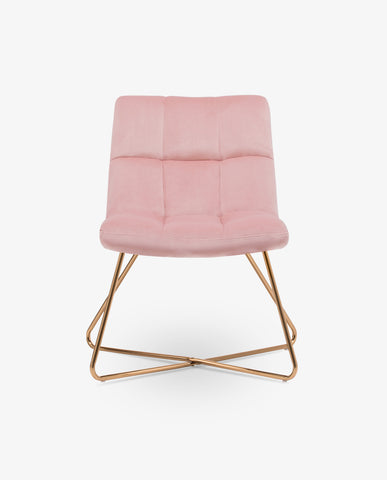 Duhome Sessel Stuhl Gestell Golden gesteppt Lounge Sessel Polsterstuhl Lehnstuhl 8098