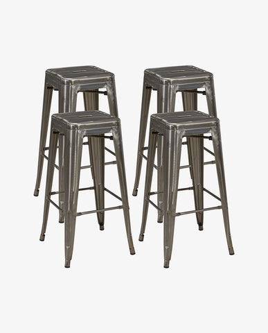 Eisen Barhocker Metall Farbauswahl Barstuhl Robust Und Zeitlos ++Industry Design++ Duhome 665D