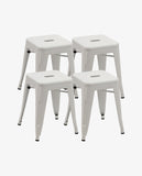 Load image into Gallery viewer, Duhome Eisen / Metall Hocker Höhe 46 cm Arbeitshocker Stapelbar und Robust Industry Design Farbauswahl 665A