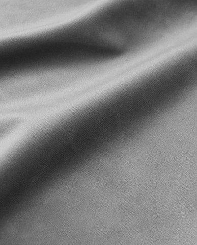 Drehstuhl aus edlem Samtstoff Grau Rollhocker Bürostuhl Stoff Höhenverstellung Schreibtischstuhl drehbar Farbauswahl Duhome 5180W