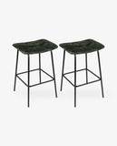 Load image into Gallery viewer, Duhome 2x Barhocker Barstuhl Gestell aus Metall Tresenhocker gepolstert Sitzhöhe 71 cm 5298D1