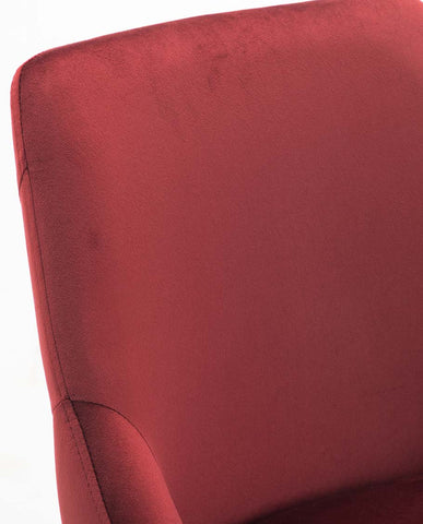 2x Barhocker Barstuhl aus Stoff Samt Gestell aus Metall Tresenhocker Bar Sessel gut gepolstert mit Lehne Farbauswahl Duhome 5170G